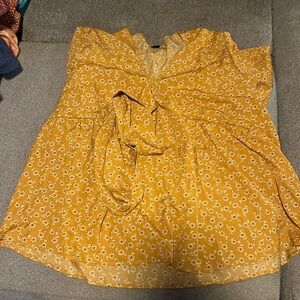 Mustard Yellow Blouse